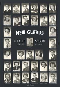1947 New Glarus High School graduating class