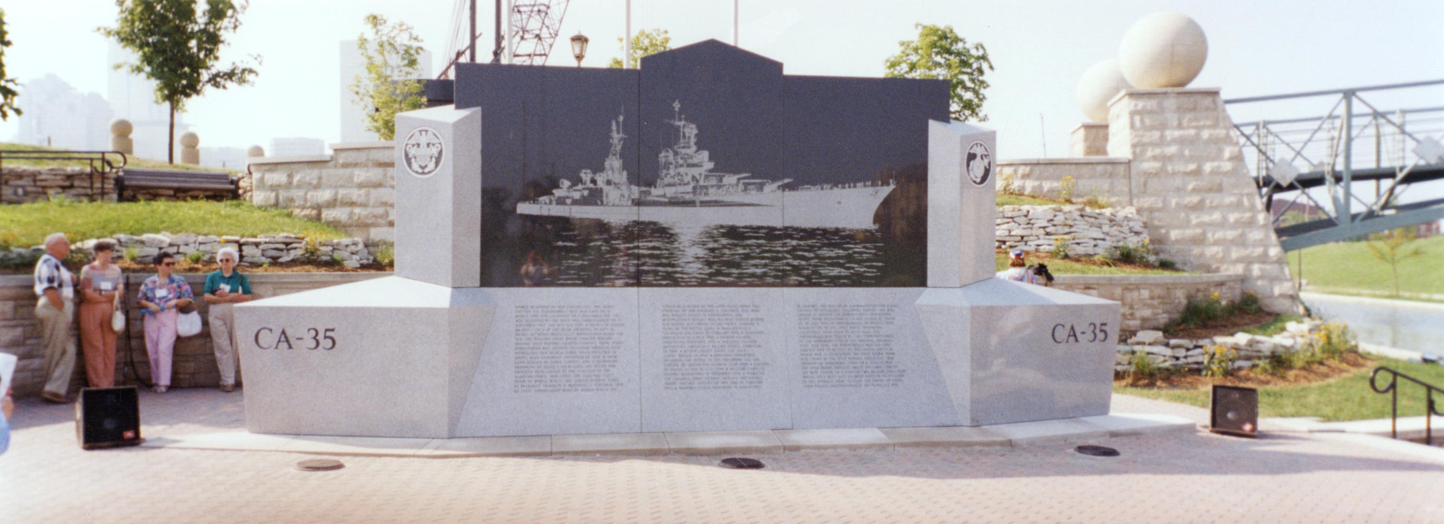 ‎uss Indianapolis National Memorial Ca 35 Uwdc Uw Madison Libraries