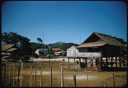 Lao house on stilts