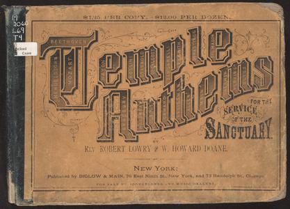 Temple anthems : for the service of the sanctuary