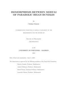 Isomorphisms between moduli of parabolic Higgs bundles