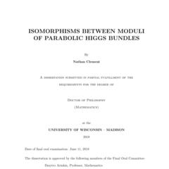 Isomorphisms between moduli of parabolic Higgs bundles