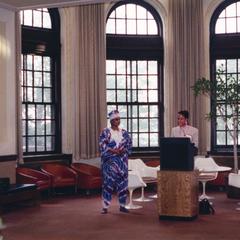 Student receives award at 1993 Academic Advancement Program graduation ceremony