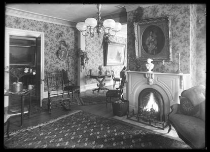 Z. G. Simmons - parlor from hall