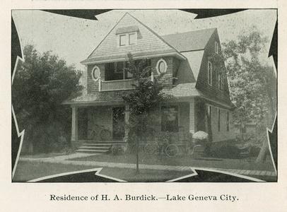 Residence of H. A. Burdick