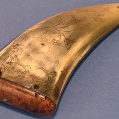 Object 2 titled Powder horn; side 2