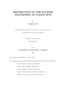 Restriction of the Fourier transform to Salem sets