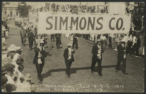 Simmons employees in a parade