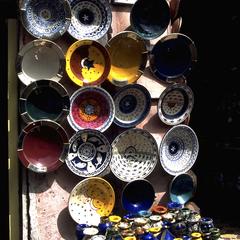 Pottery Store in Marrakech Medina