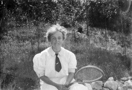 Marie Leopold after tennis