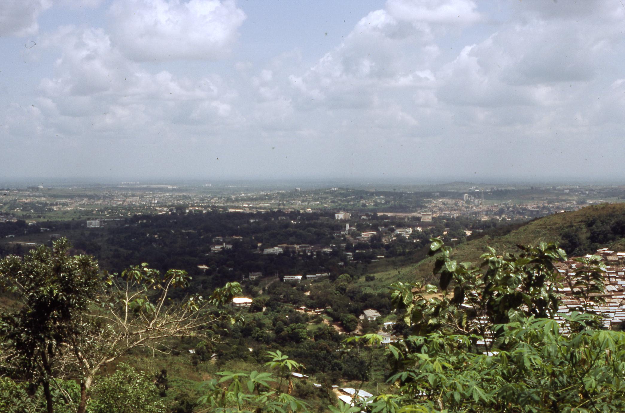 Aerial view of Enugu