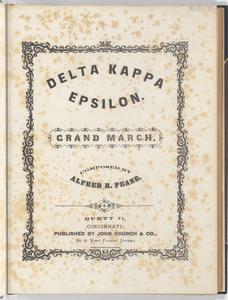 Delta Kappa Epsilon march