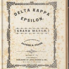 Delta Kappa Epsilon march