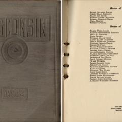 1924 UW commencement program