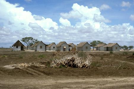 Housing Built for Drought Victims