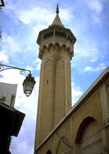 Tower of the Great Mosque in Tunis