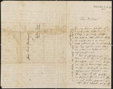 [Letter from C. Leiste to Jakob Sternberger, September 29, 1851]