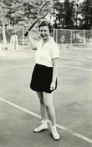 Women's Athletic Association Tennis Finals Champion Blanche Klinker