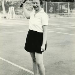Women's Athletic Association Tennis Finals Champion Blanche Klinker