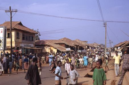 Street scene during Iwude