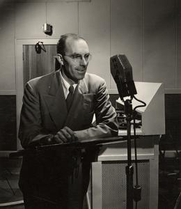 William Harley at microphone