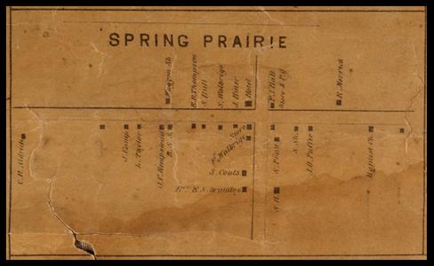 Spring Prairie, map