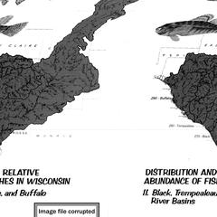 Distribution and relative abundance of fishes in Wisconsin : II. Black, Trempealeau, and Buffalo River Basins