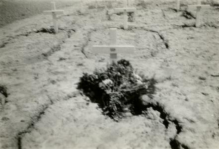 Sunken graves in Margraten Cemetery