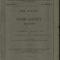 Soil survey of Door County, Wisconsin