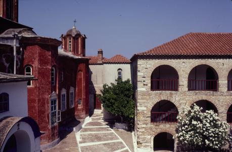 Courtyard of Pantocrator Monastery