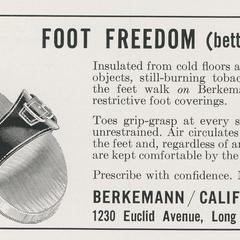 Berkemann Sandals advertisement
