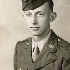 Wesley Field's enlistment photo, March 1943