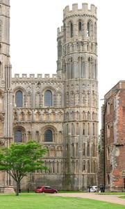 Ely Cathedral west side of southwest transept