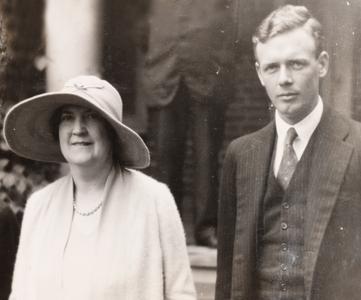 Mary Frank and Charles Lindbergh