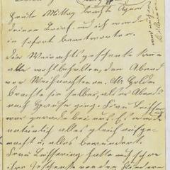 [Letter from Franziska Sternberger to her daughter, Julia, January 13, 1887]