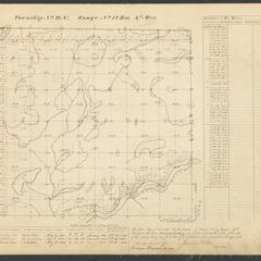 [Public Land Survey System map: Wisconsin Township 21 North, Range 17 East]