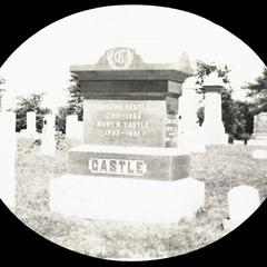 Castle monument, Plank Road cemetery