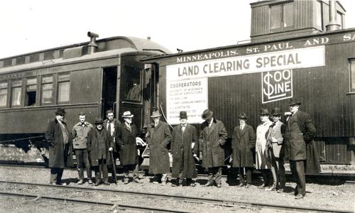 Land clearing train