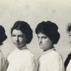 Students at River Falls Normal School, 1908