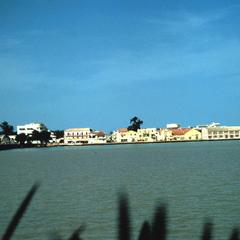 View of Saint-Louis, an Island in the Senegal River