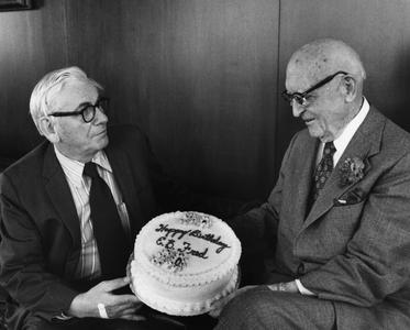 E.B. Fred 90th birthday cake