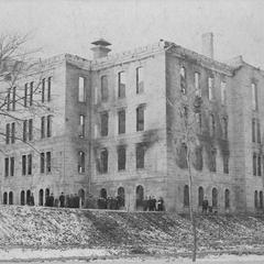Old Science Hall after fire