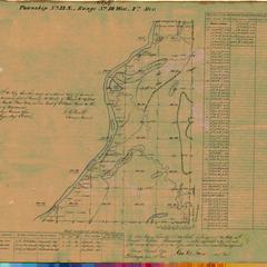 [Public Land Survey System map: Wisconsin Township 33 North, Range 19 West]