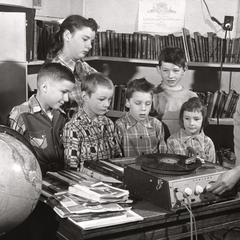 Record player demonstration