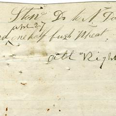 Bill from Nathaniel Dominy VII to G. Stone, 1860