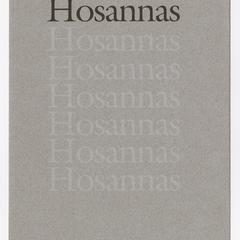 Hosannas : poems