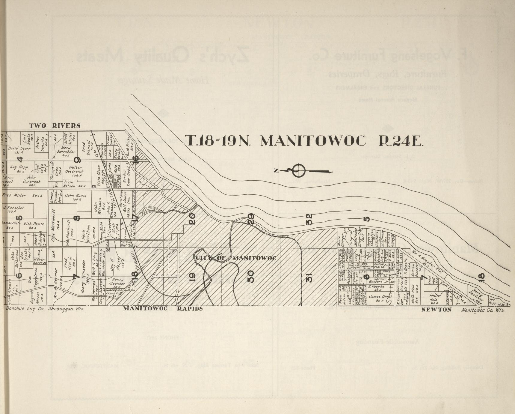 Atlas Of Manitowoc County, Wisconsin, 1936 - Full View - UWDC - UW ...