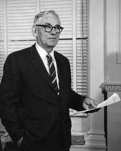 Edwin Young in his office