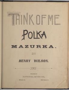 Think of me  : polka mazurka