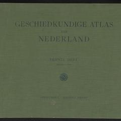 Geschiedkundige atlas van Nederland